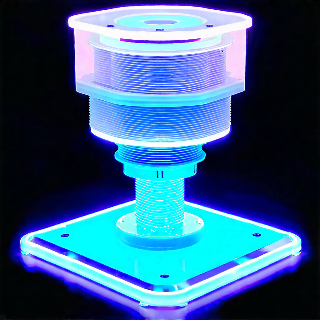 3d printer with neon accents