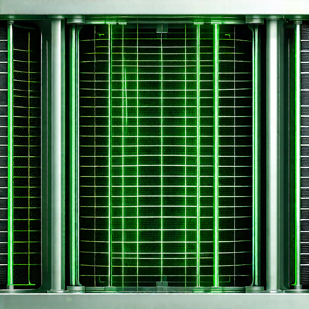 Close-up of cooling system