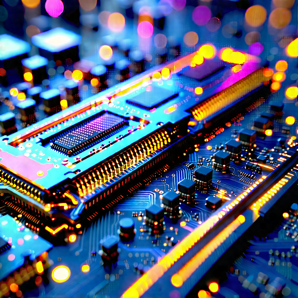 Close-up of memory module