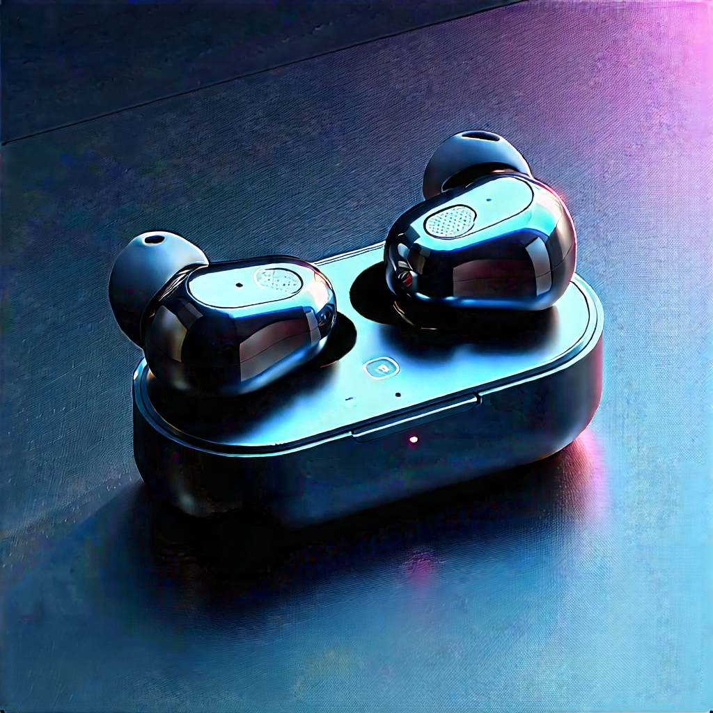 Wireless Earbuds With Streaming Content With Pair Black