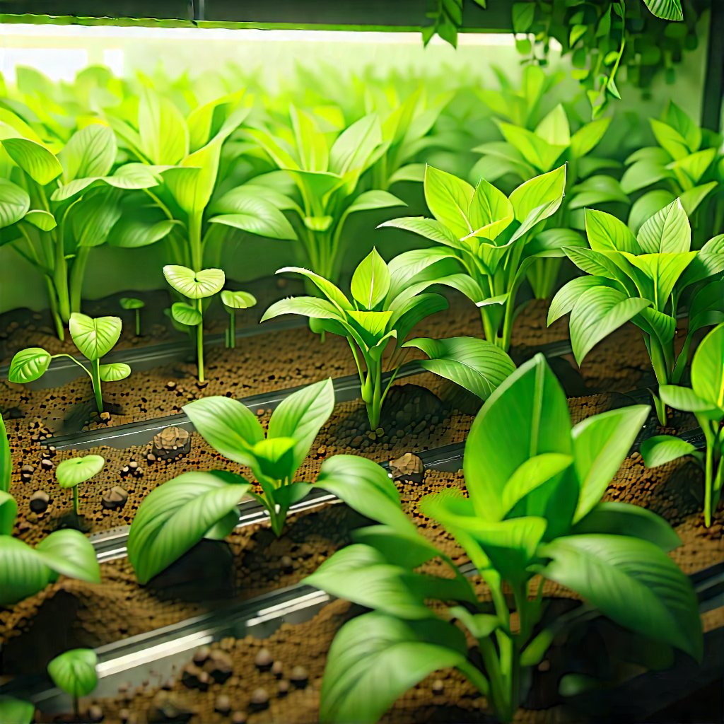 Agricultural technology in modern laboratory