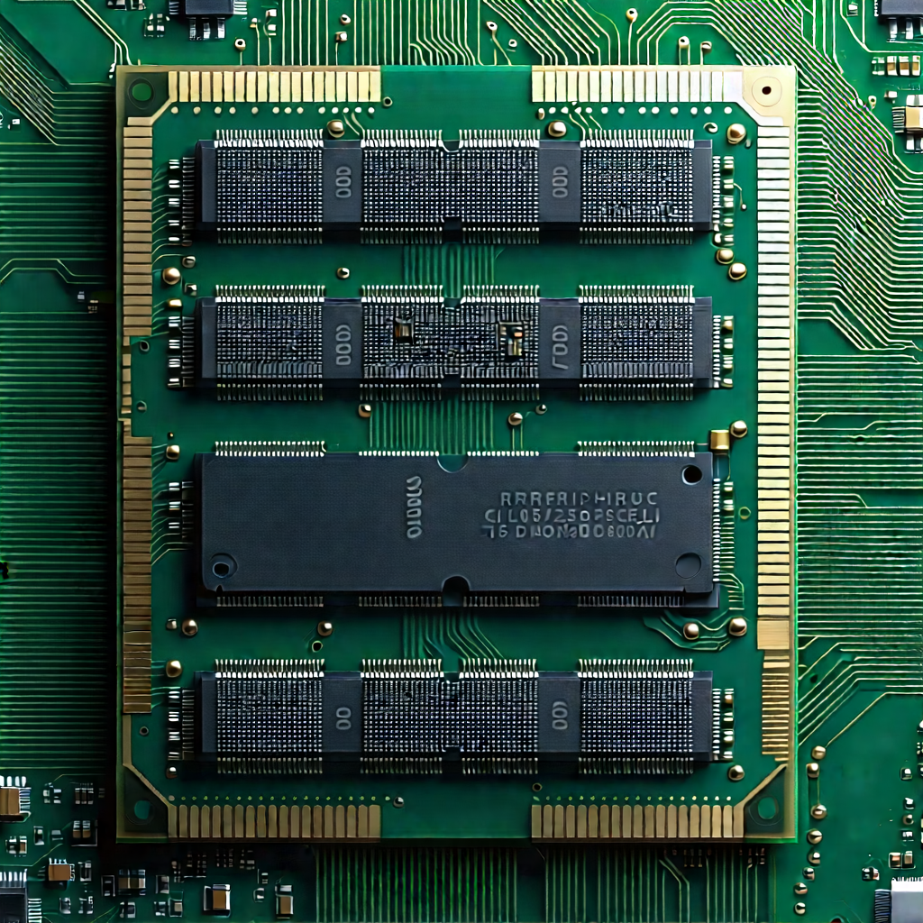 Close-up of memory module