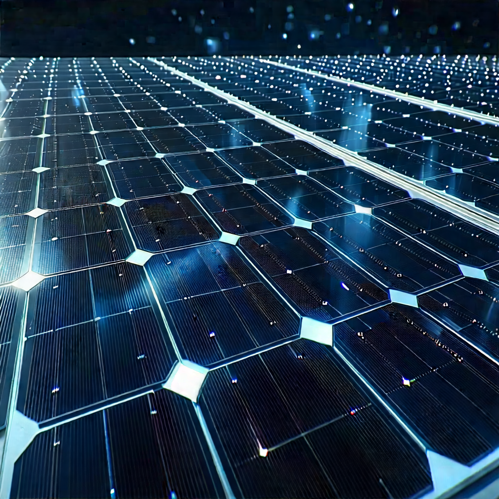 Solar Panel With Data Streams With Large Solar