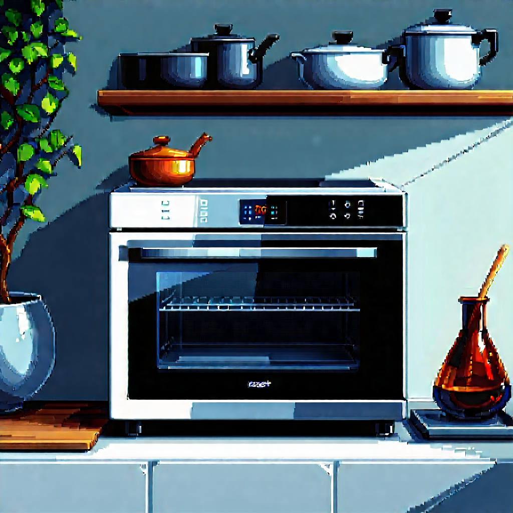 Innovative Smart Appliance (design:1.19) With Painting Kitchen