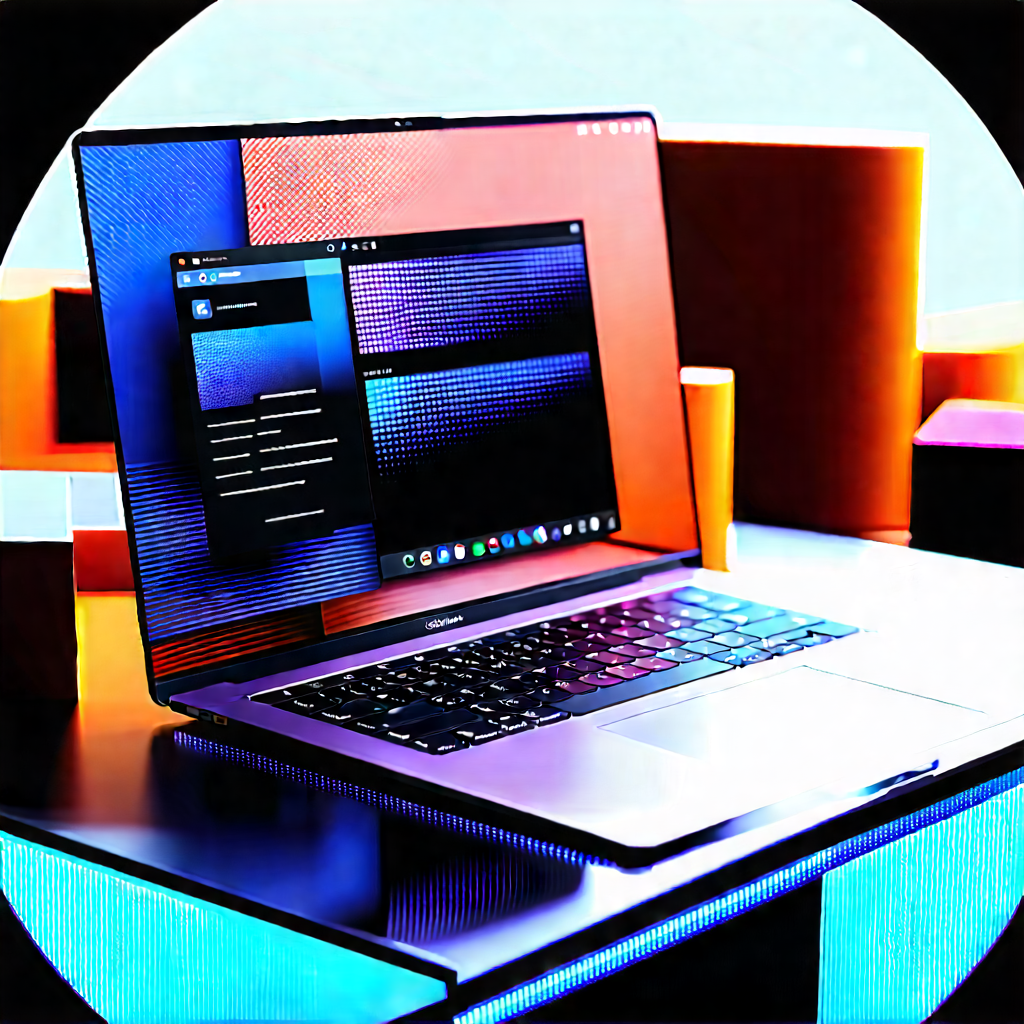 Laptop With Streaming Content With Laptop Computer