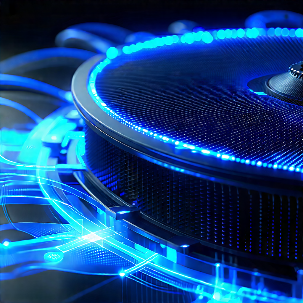 Close-up of cooling system