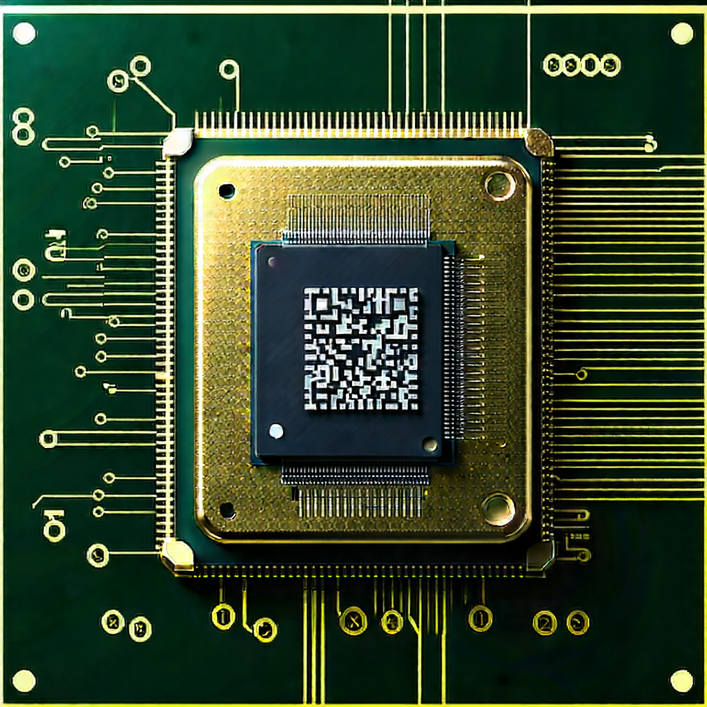 Microchip with laser scanning