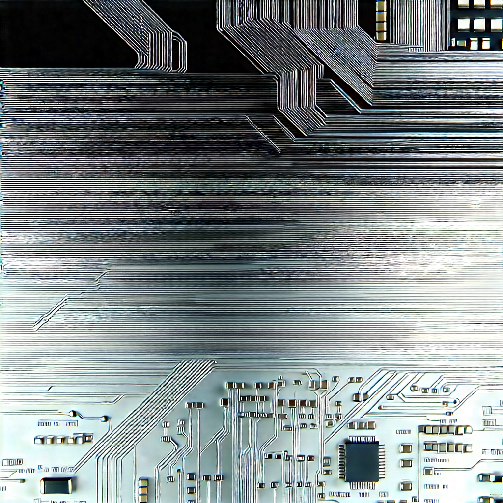 Close-up of electronic circuit