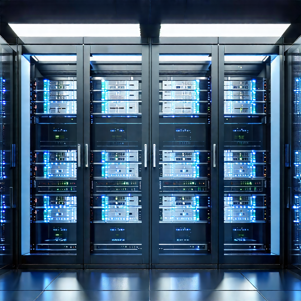Server rack with laser scanning