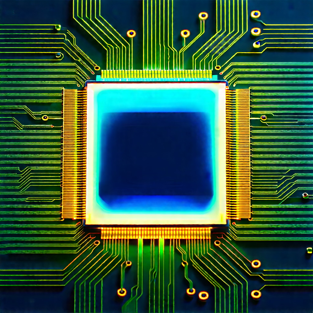 Circuit board with holographic projection