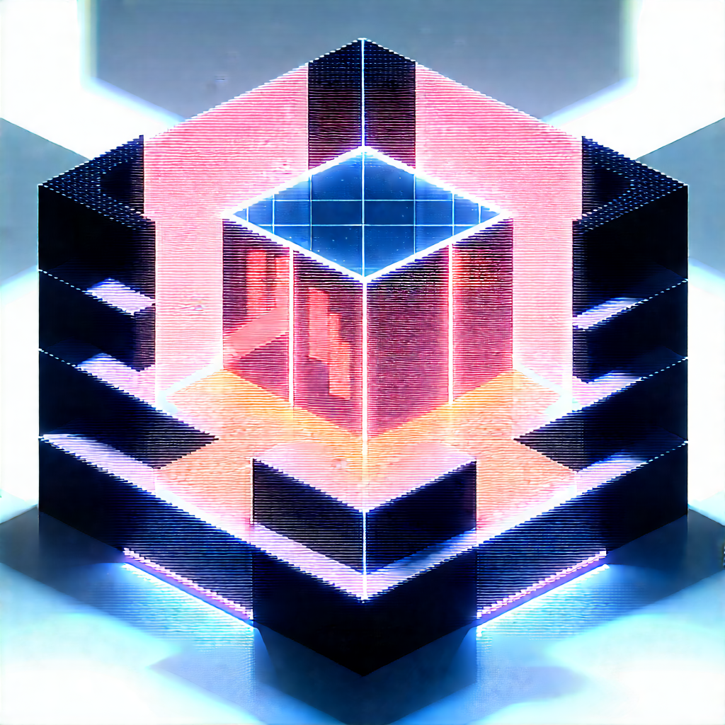 (futuristic:1.39) Tech Startup Office With Three-dimensional Displayed