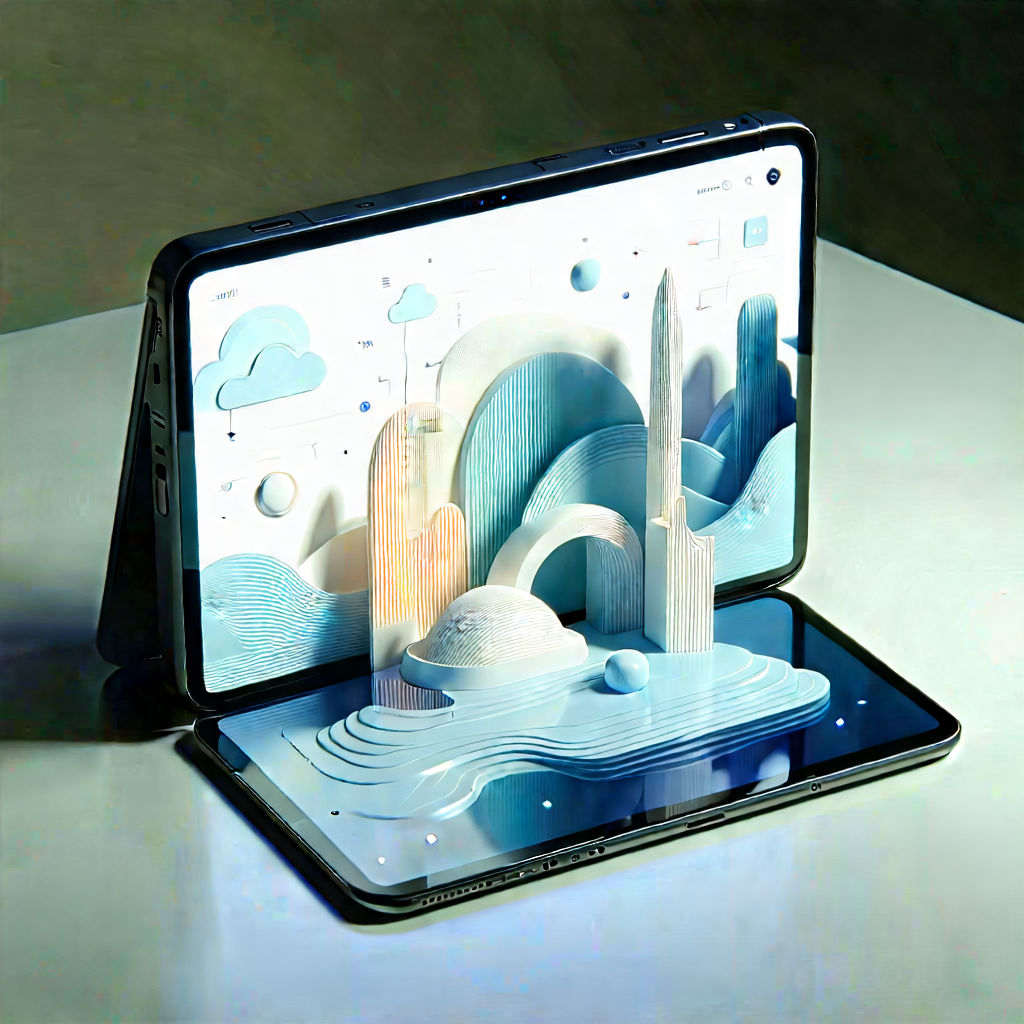 Tablet With Streaming Content With Cell Phone