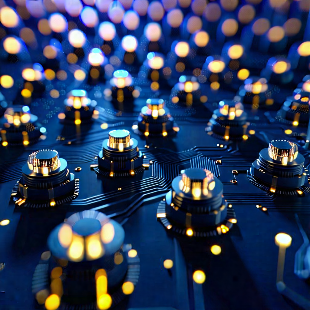 Close-up Of Sensor Array With Image, There