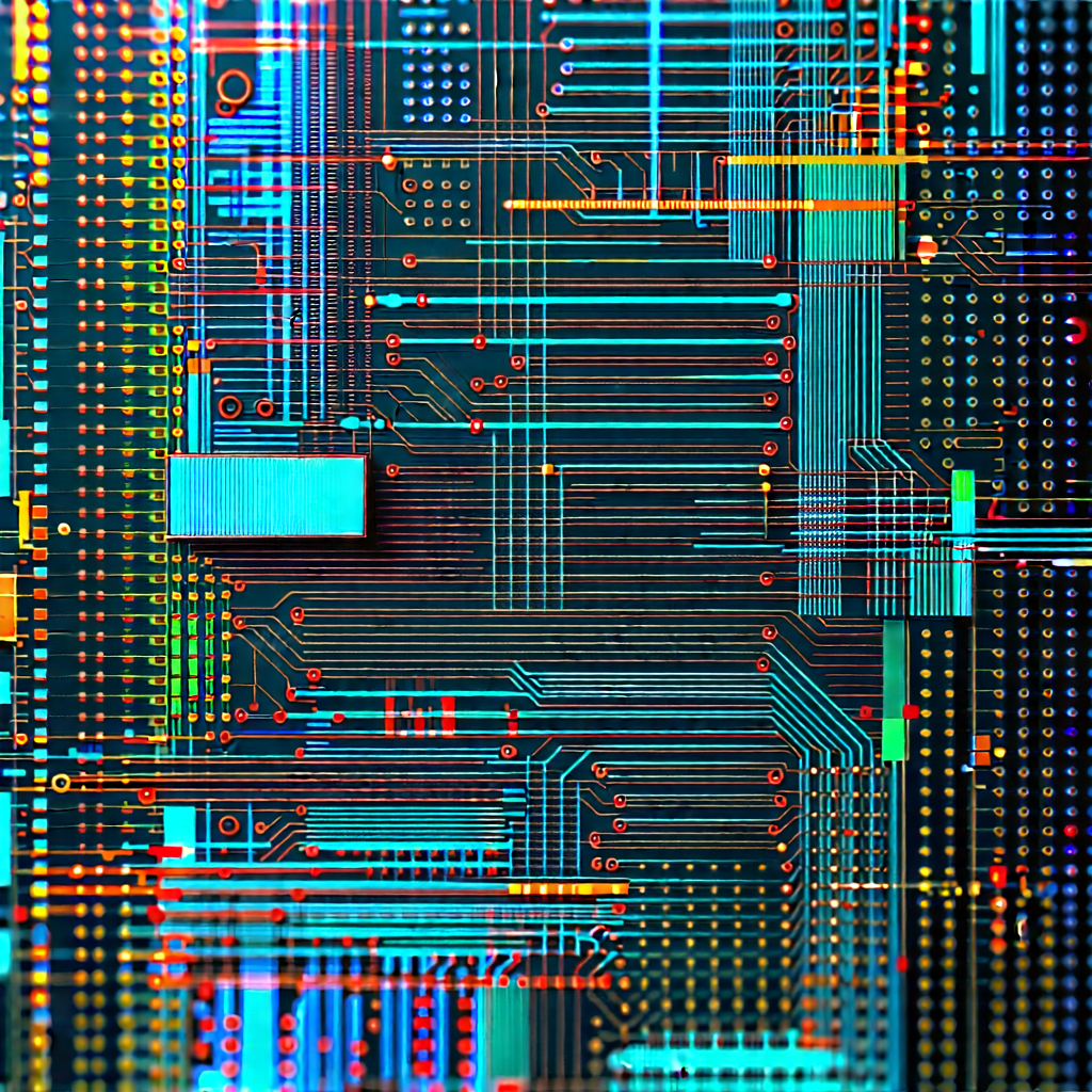 Close-up of sensor array