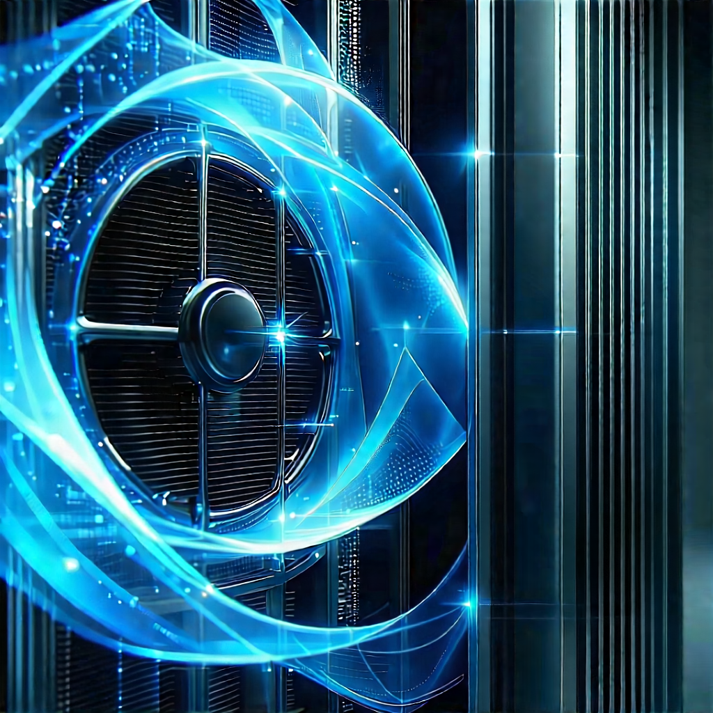 Close-up of cooling system