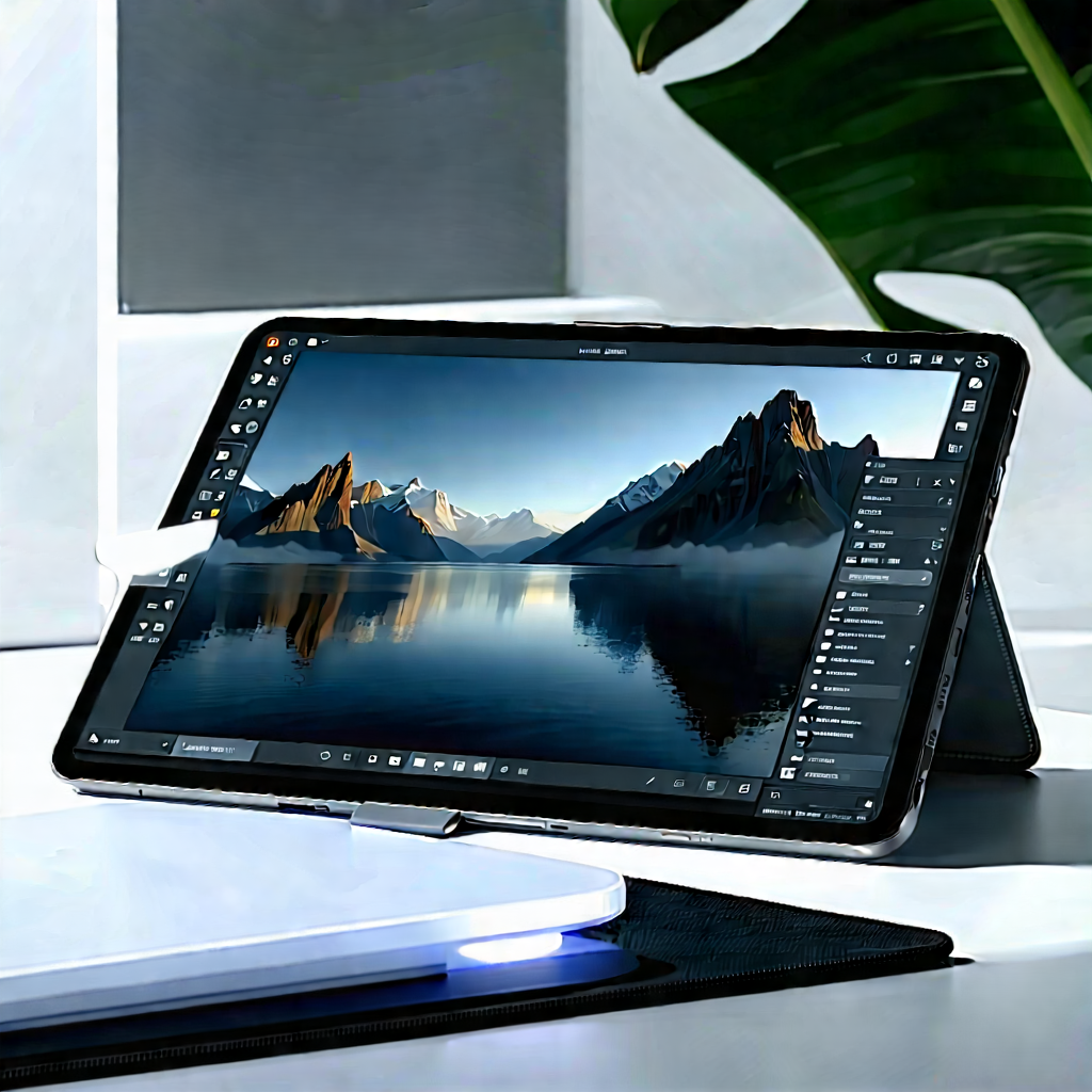 Tablet with user interface
