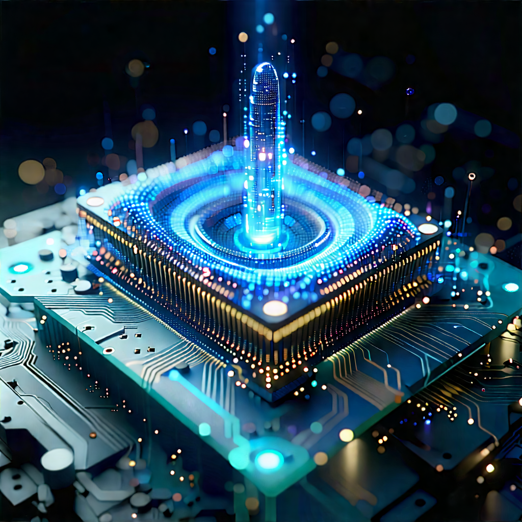 Quantum computer with (digital:1.22) particles