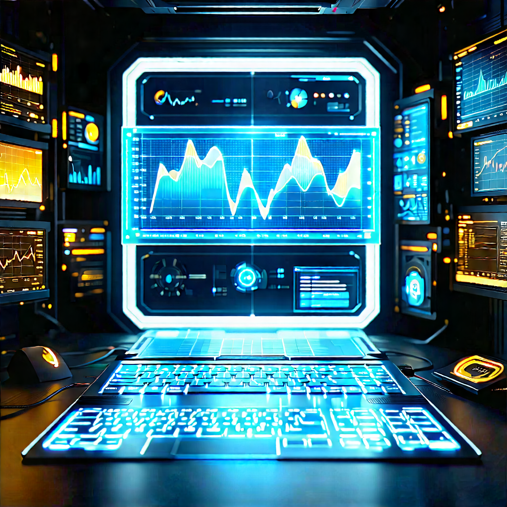 Financial technology in tech office