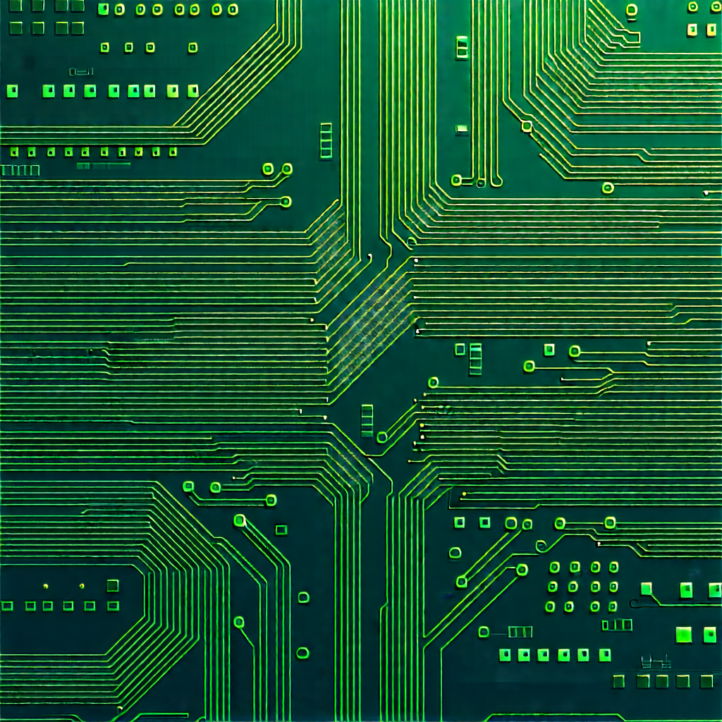 Circuit board with data streams