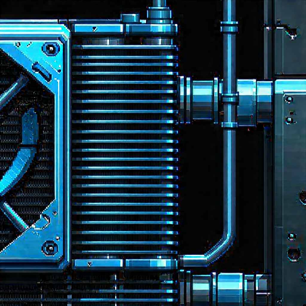 Close-up of cooling system
