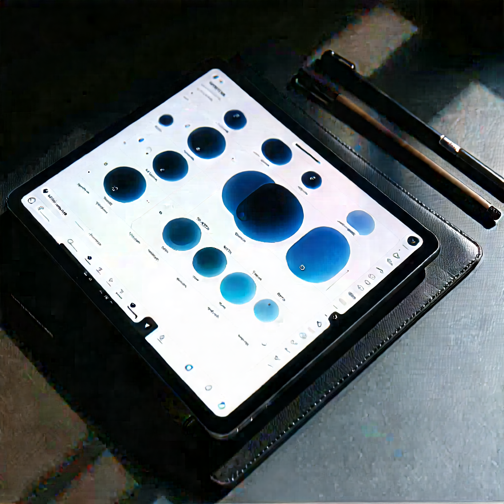 Tablet with user interface