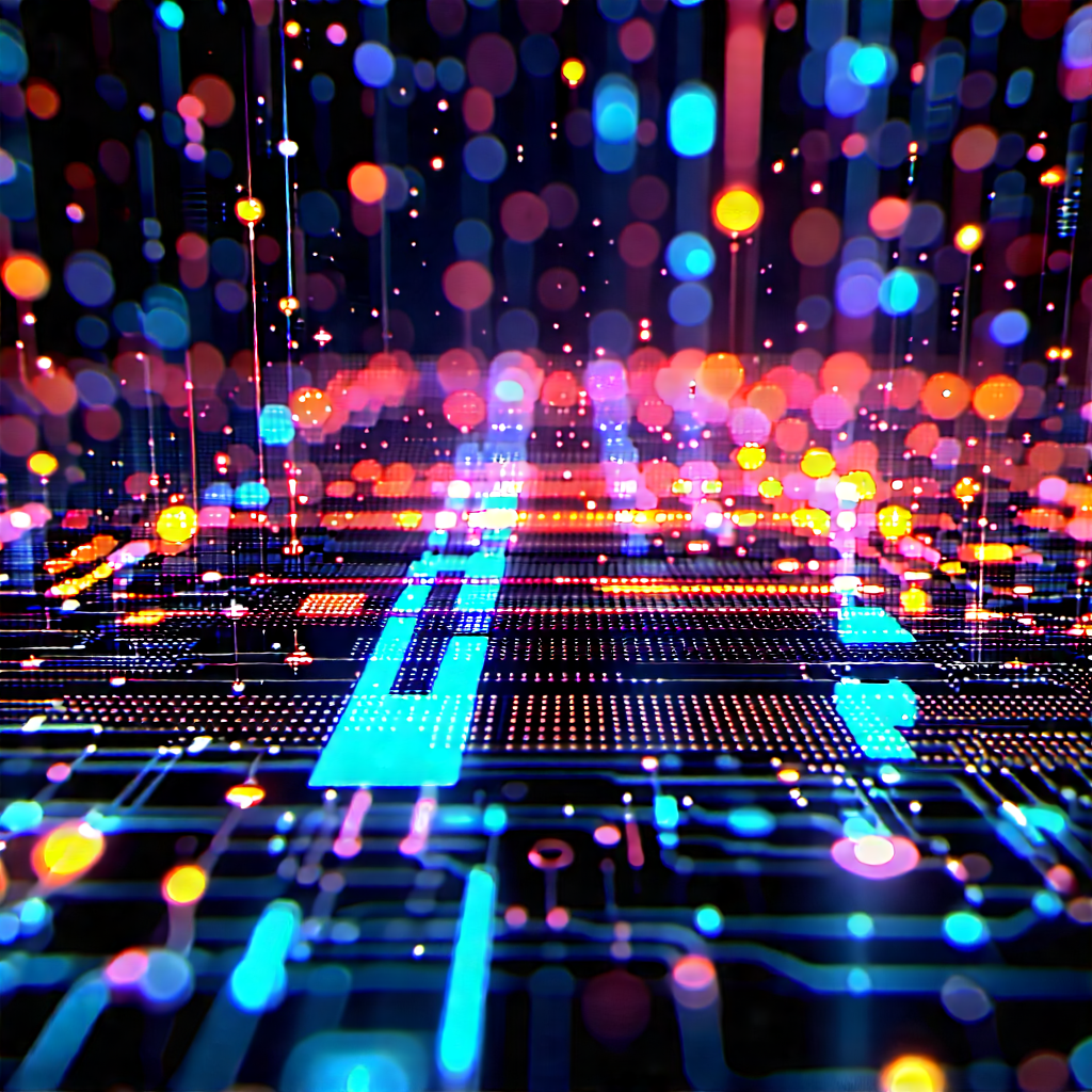 Close-up of sensor array