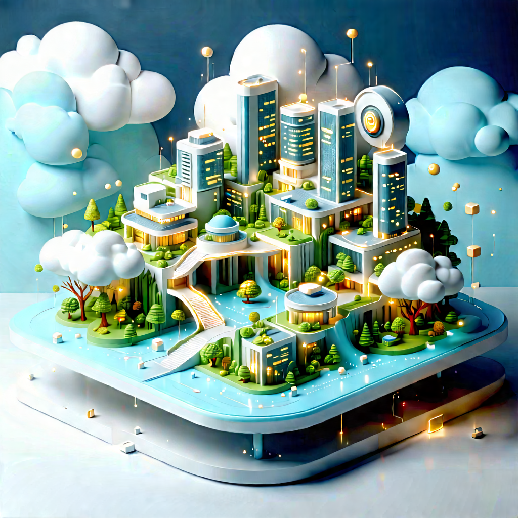 (cloud:1.27) Computing Visualization With City Depicted