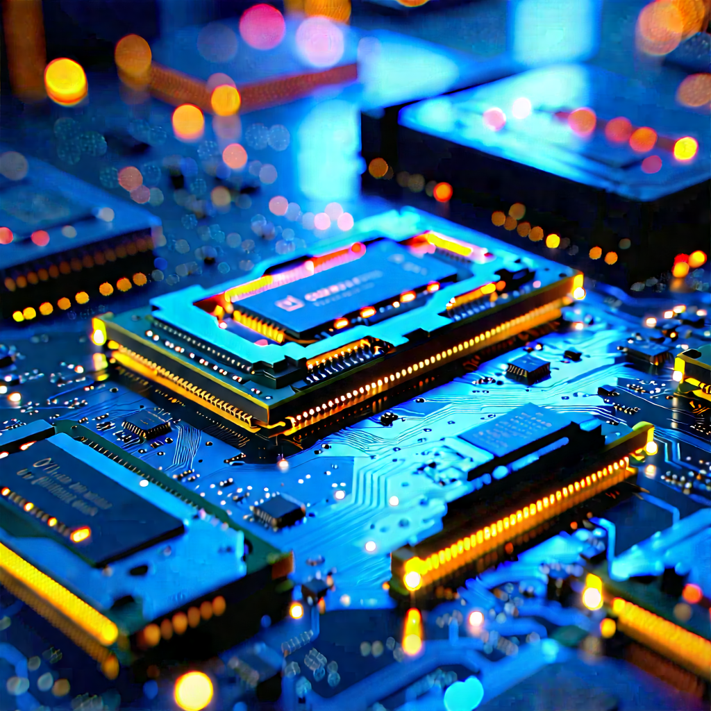 Close-up of memory module