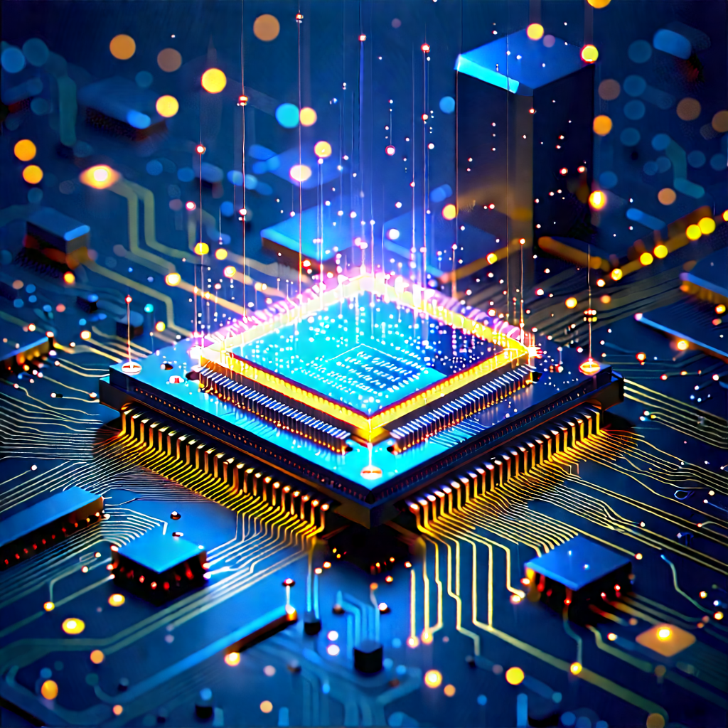 Microchip with data streams