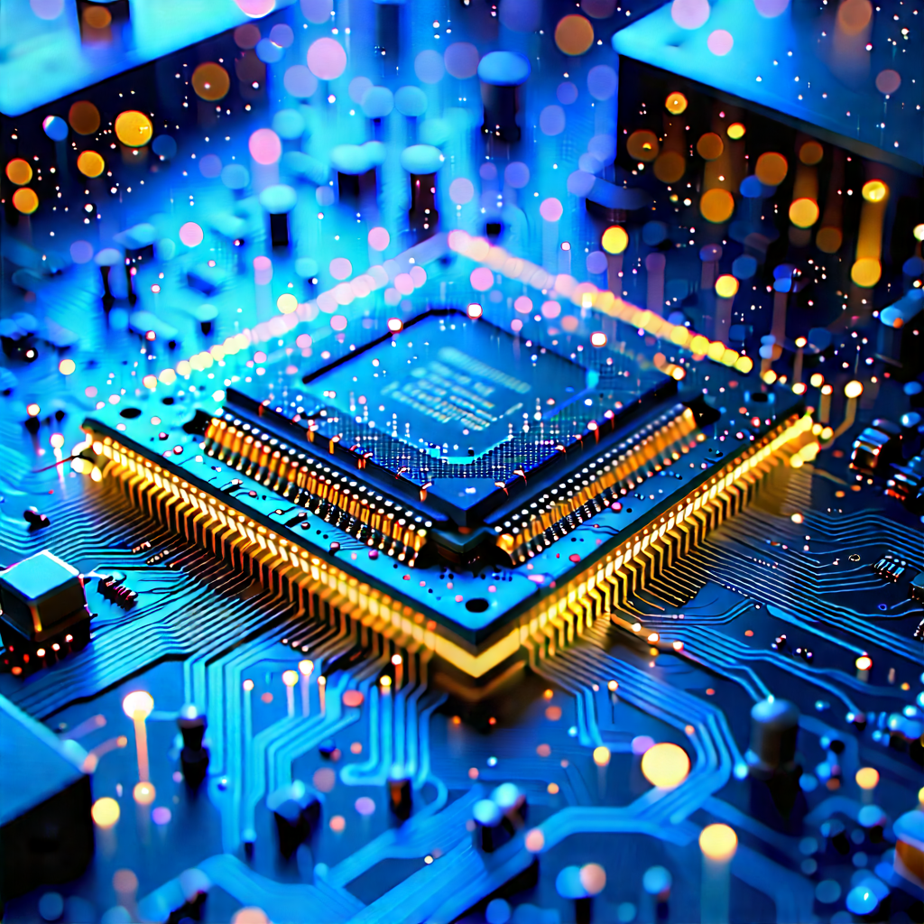 Microchip with digital particles