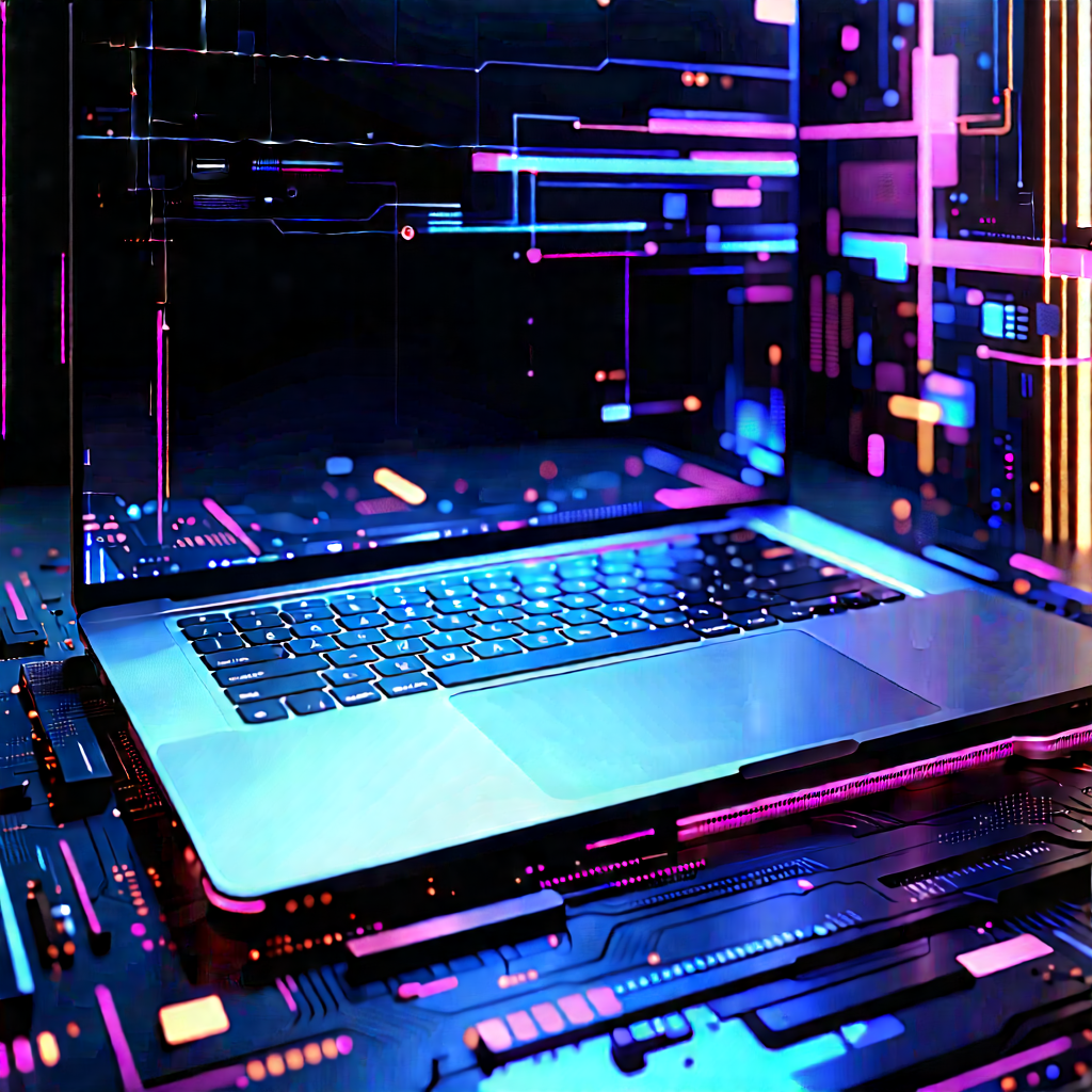 Laptop with user interface