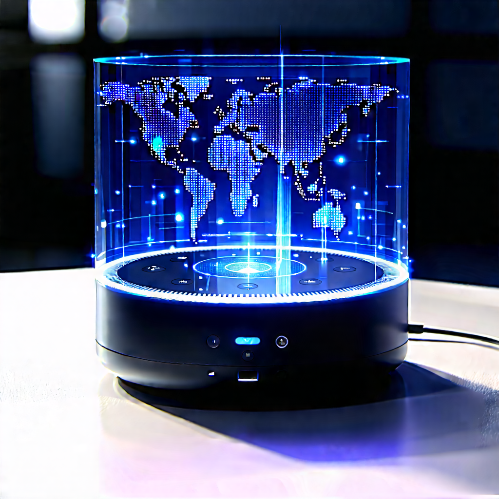 Smart home device with data visualization