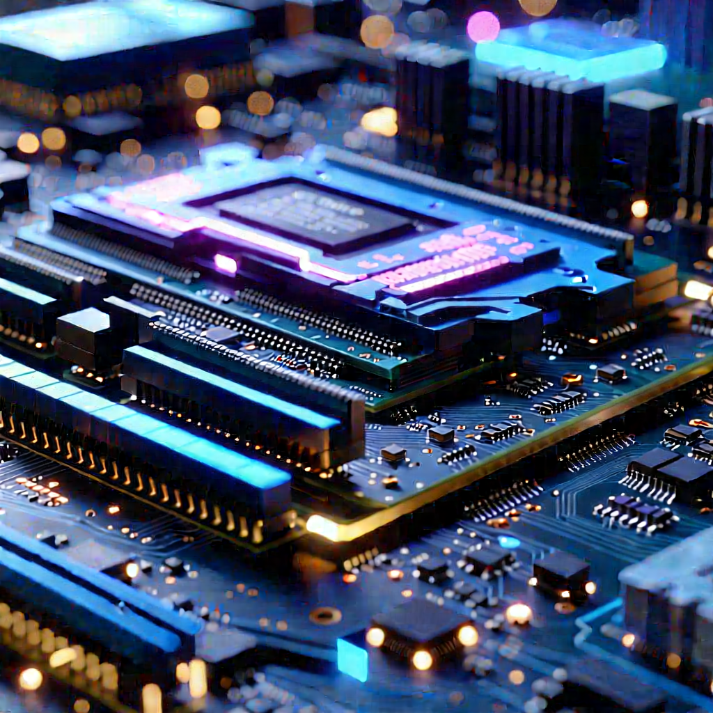 Close-up of memory module