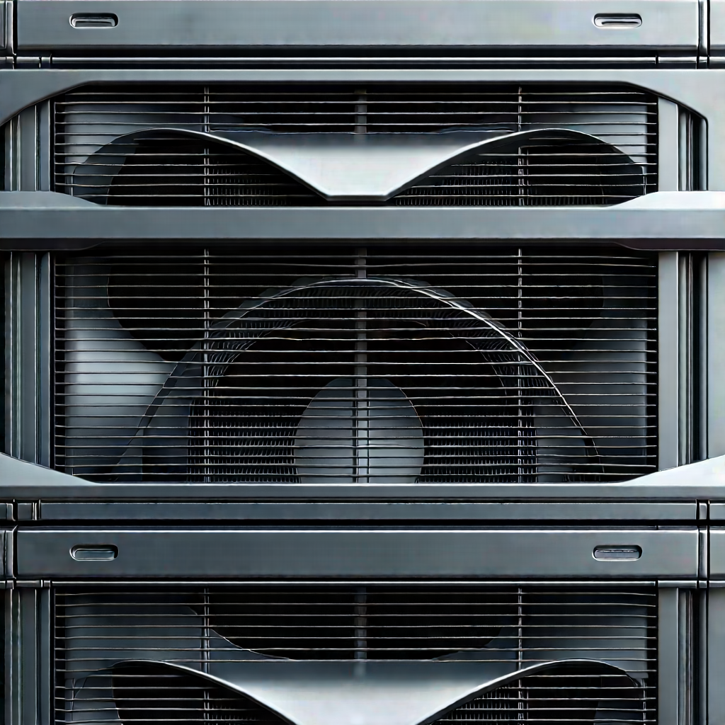 Close-up of cooling system