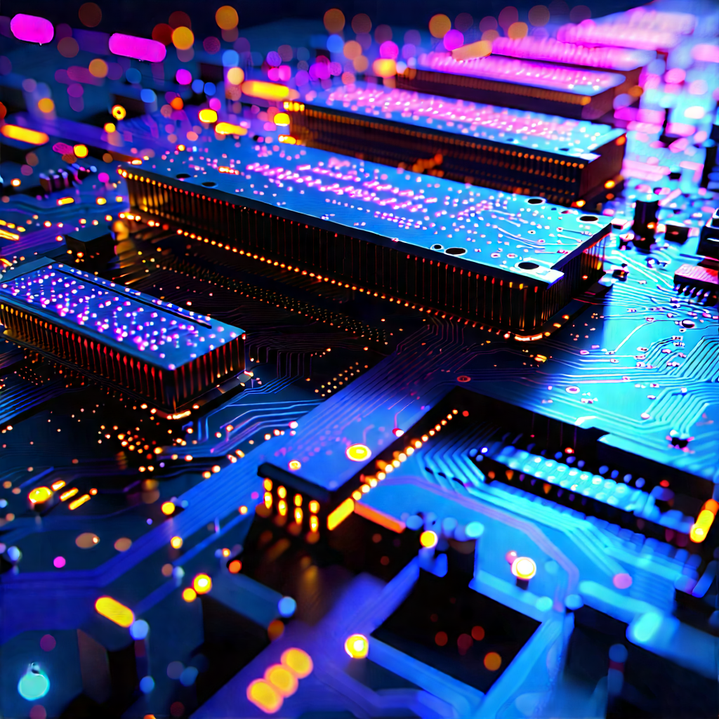 Close-up of sensor array