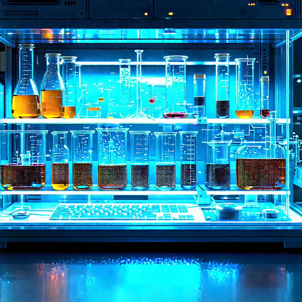 Educational Technology In (modern:1.25) Laboratory With Large Display