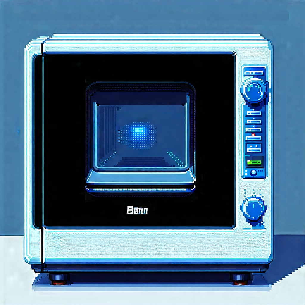Innovative Smart Appliance Design With Blue White