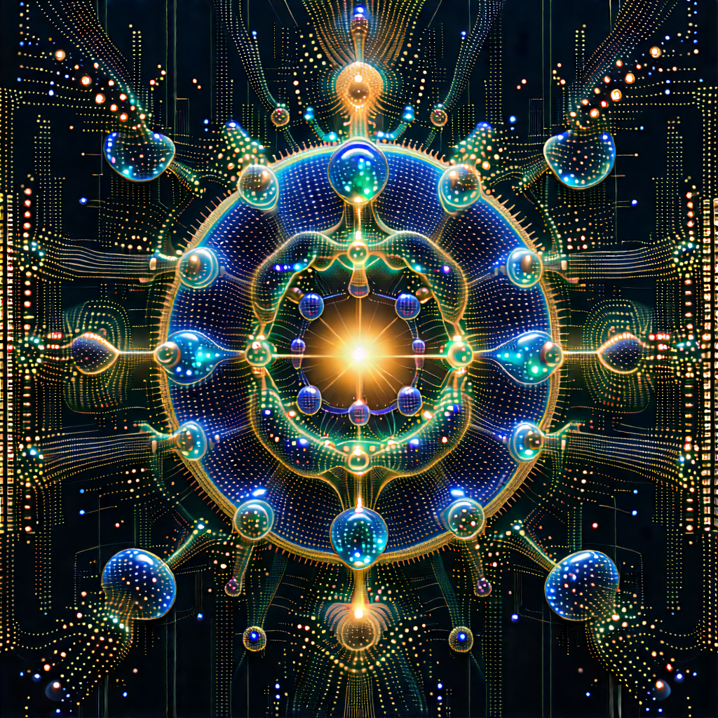 Quantum computer with digital particles