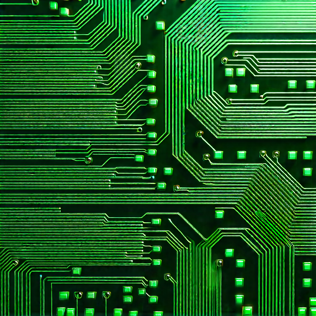 Close-up of electronic circuit