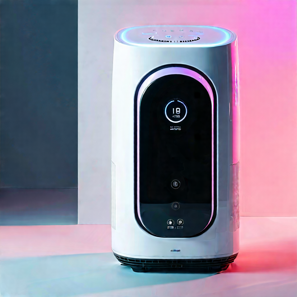 Innovative Smart Appliance (design:1.15) With White Purifier