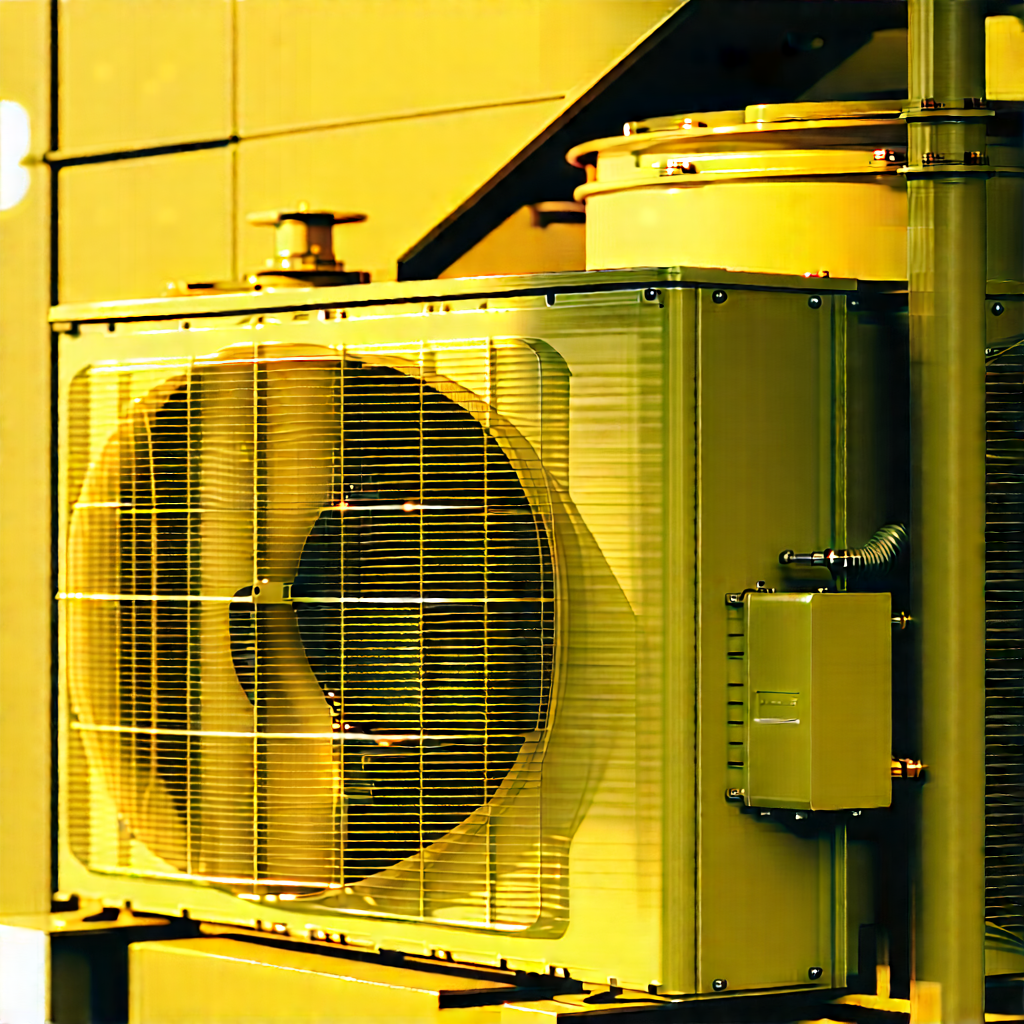 Close-up of cooling system
