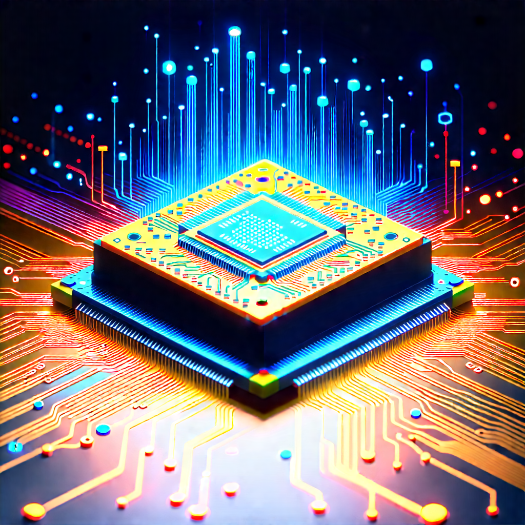 Microchip with data streams