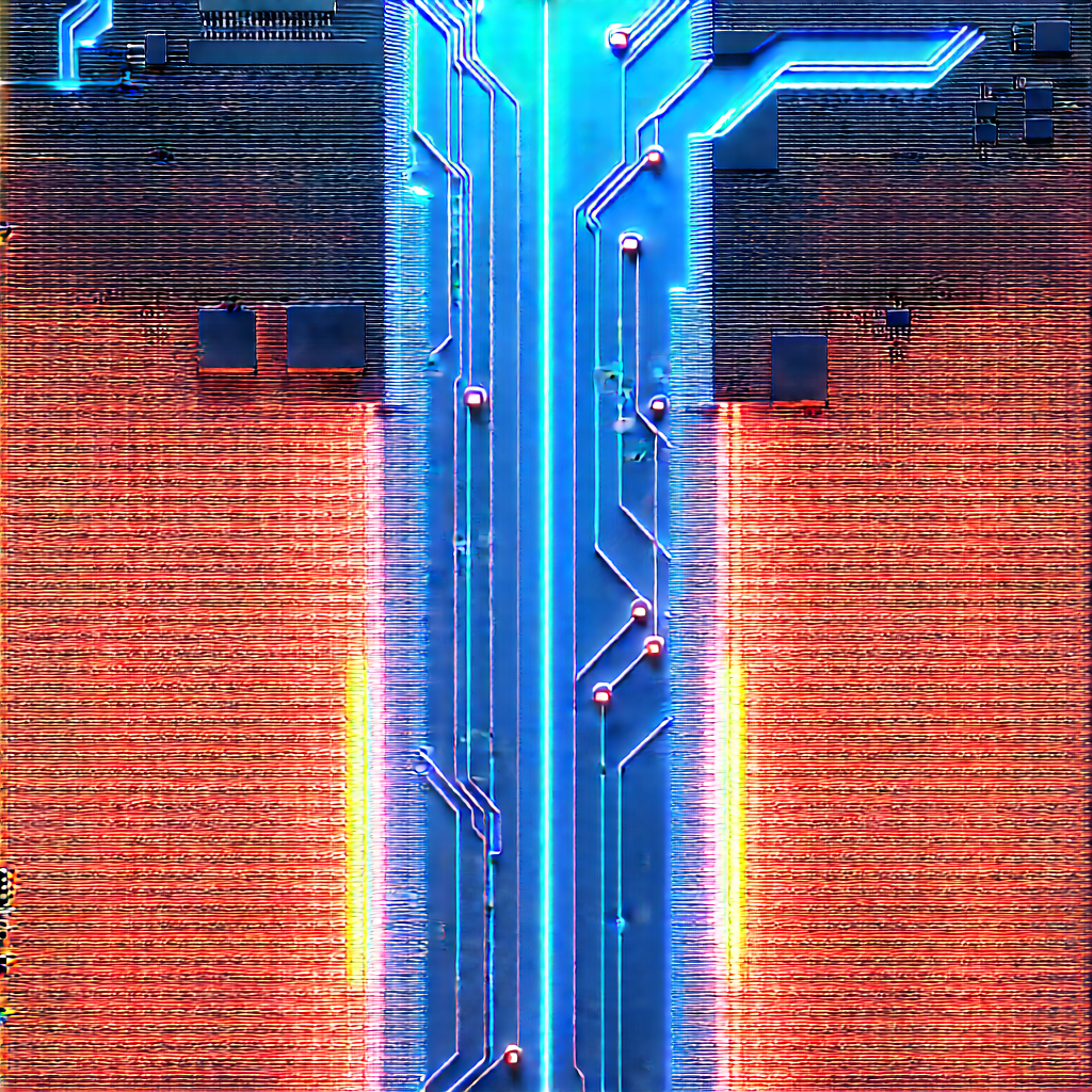 Circuit board with laser scanning