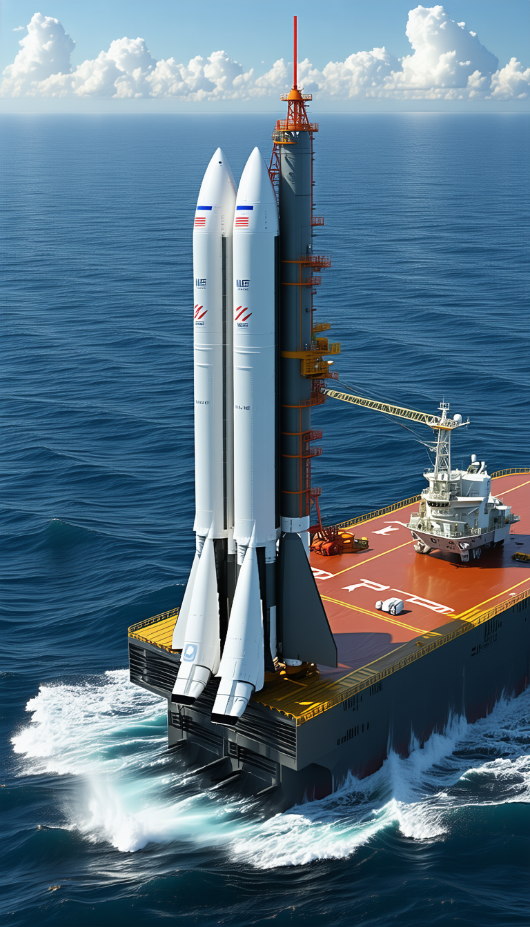 large rocket ship