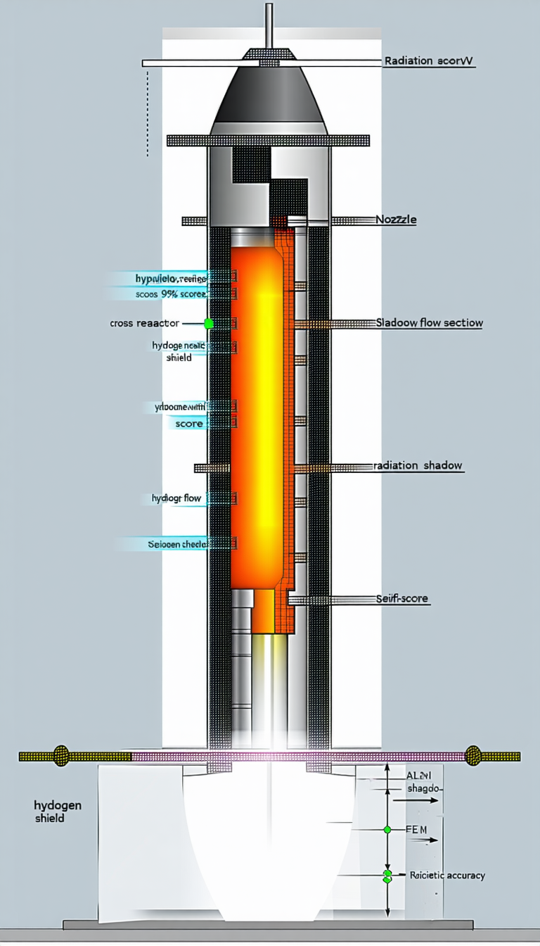 A Diagram Is Displayed On A White Background, Showing The Process Of A Chemical Reaction