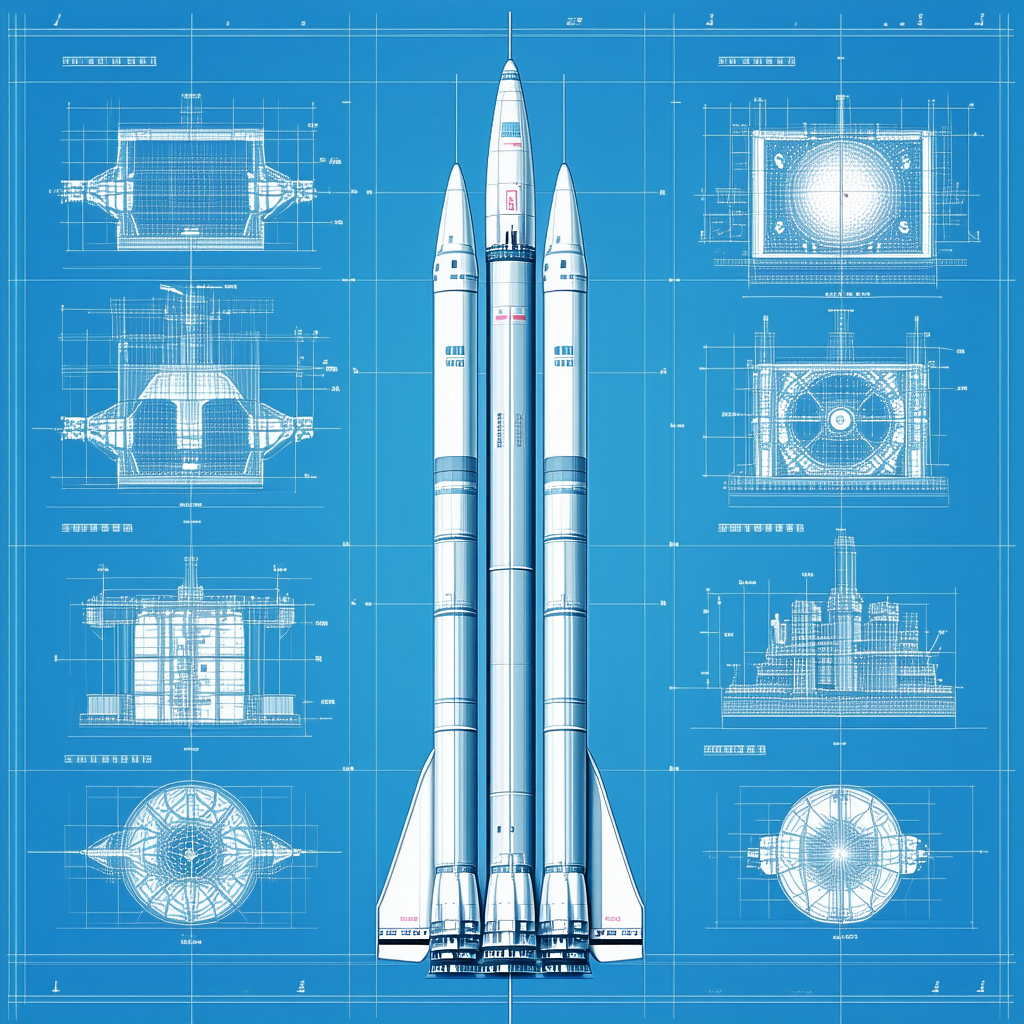 A Blue And White Space Shuttle Is Shown In A Series Of Diagrams, With Each Section Labeled