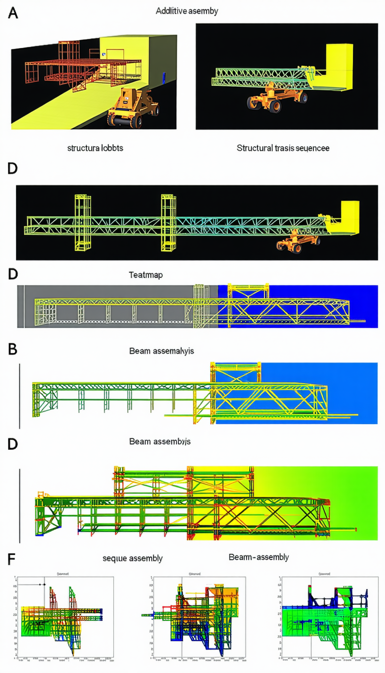 The Image Is A Series Of Diagrams Illustrating The Construction Of A Building