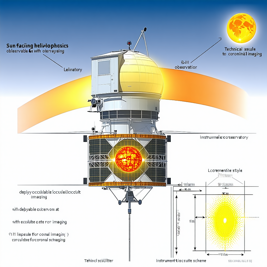The Image Is A Diagram Of A Satellite, Showing Its Various Components And Functions