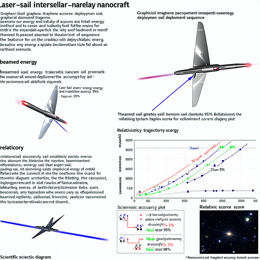 The Image Is A Scientific Diagram That Explains The Concept Of Laser Sail Interstellar Nanocraft