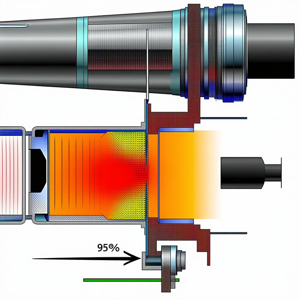 A Drawing Of A Machine Is Shown, With A Red Line Going Through The Center Of The Drawing